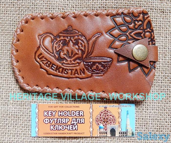 Кожаные футляры для ключей., фотография 11