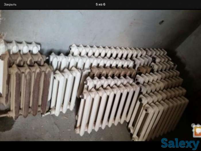 Куплю б/у чугунные батареи недорого по 5000 сум за секцию, фотография 1