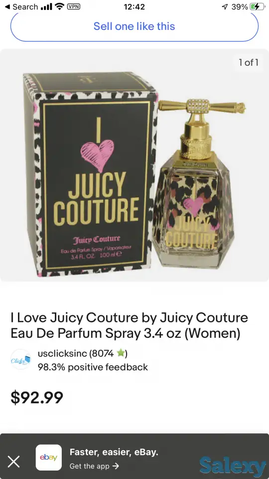 Продаю Парфюм I love juicy couture бренд  оригинал 100% из Нью-Йорка, фотография 1
