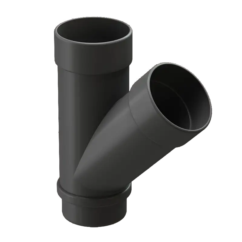 Тройник водосточный Диаметр: 80-220 мм, фотография 1