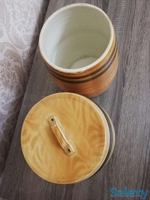 Бочонки (банки) для хранения керамика, фотография 2