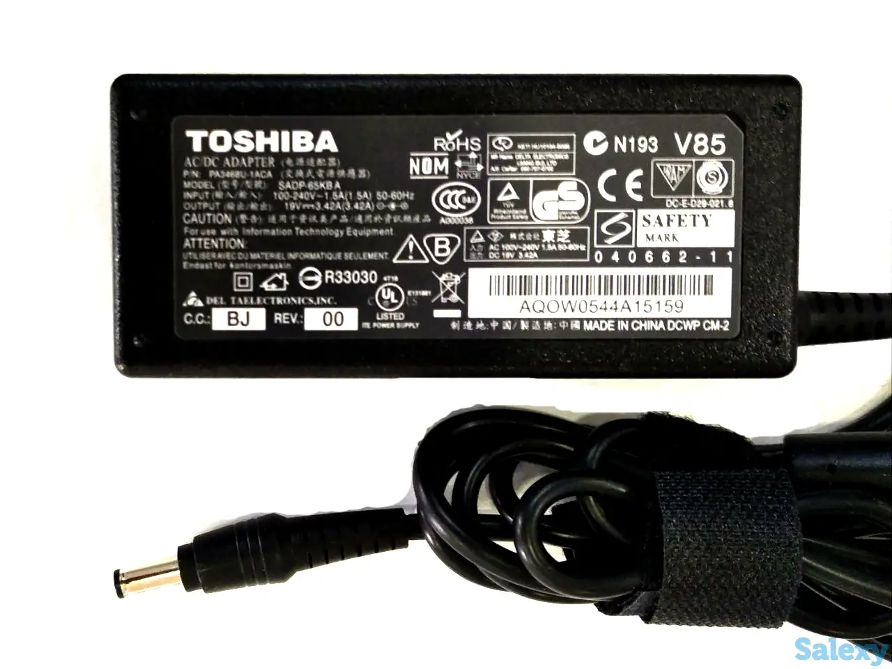 БП  Toshiba 19V 3.42 А, фотография 1