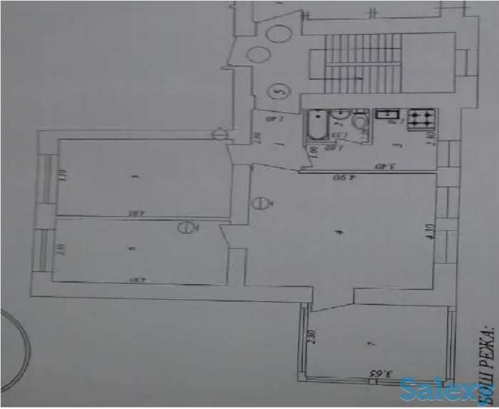 Продается 3-комнатная квартира, Бакалея,  ор-р: Рисовый базар, фотография 4