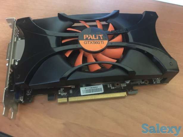 Palit GTX 560 ti 1gb/256bit gddr5 обменяю на более МОЩНУЮ, фотография 1