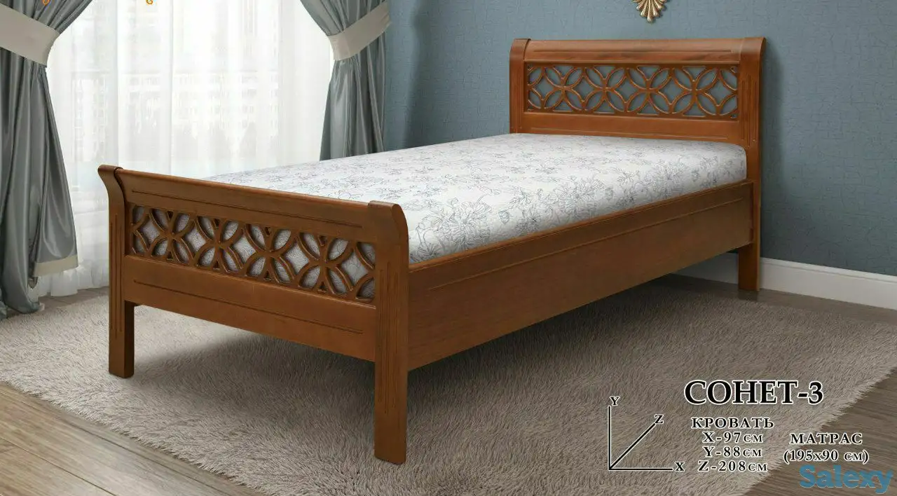 Односпальные кровати, фотография 2
