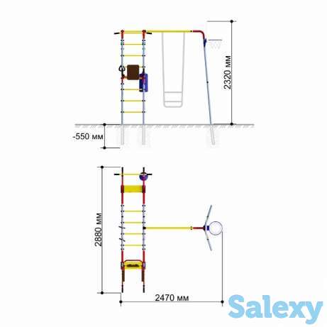 Детский спортивный комплекс для дачи ROMANA Fitness, фотография 3