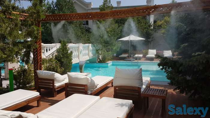 Установка Системы туман образования, системы туманного охлаждения, микроклимат, автополив. Фонтаны, водоснабжение, насос, фотография 7