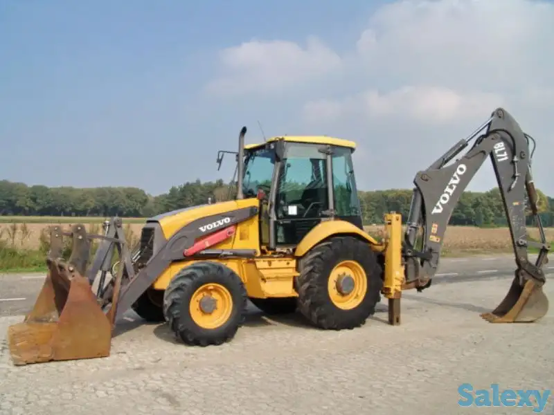 Услуги, аренда, заказ экскаватора-погрузчика, фотография 2