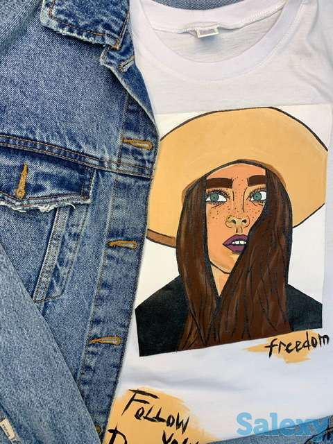 Футболки белые с принтом), фотография 3