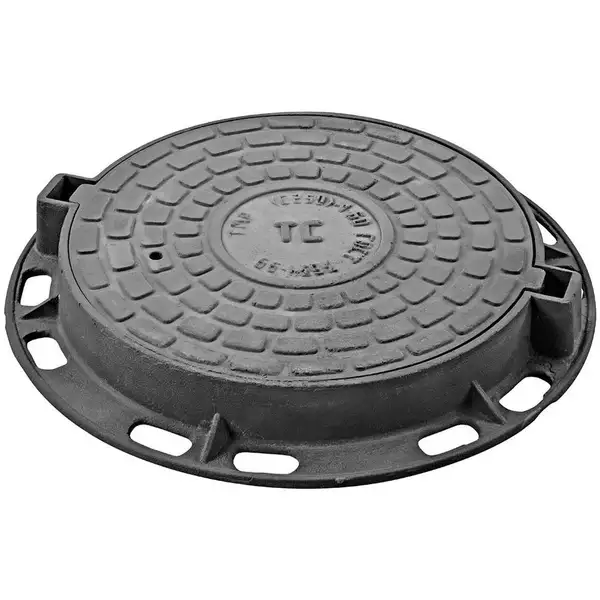 Люк чугунный канализационный, Размер: 870х115... мм, Тип люка: Т..., Вид: тяжелый..., Тип крышки: плавающий..., фотография 1