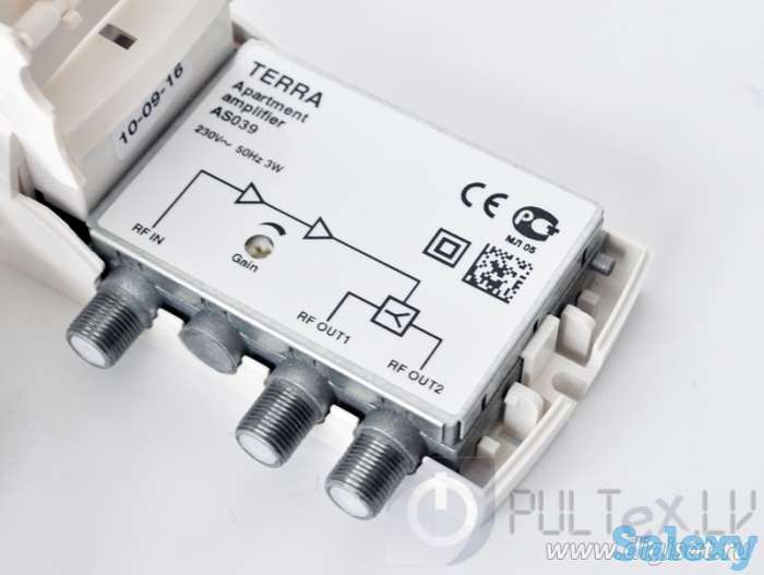 Усилитель телевизионный домовой Terra AS039, фотография 3