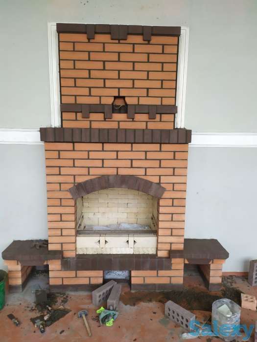 Камины, Летние кухни, Барбекю, Казаны, Сауны,, фотография 4