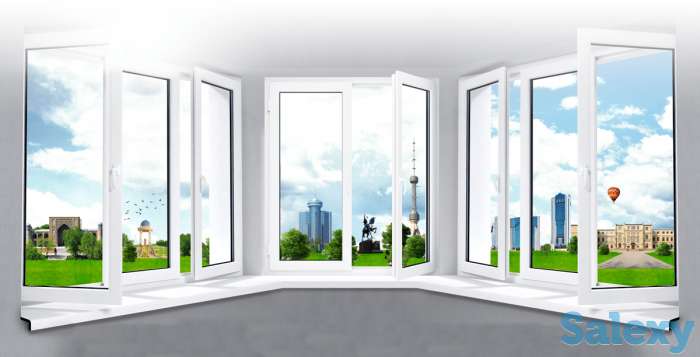 Пластиковые окна и двери подоконники акции скидки, фотография 1