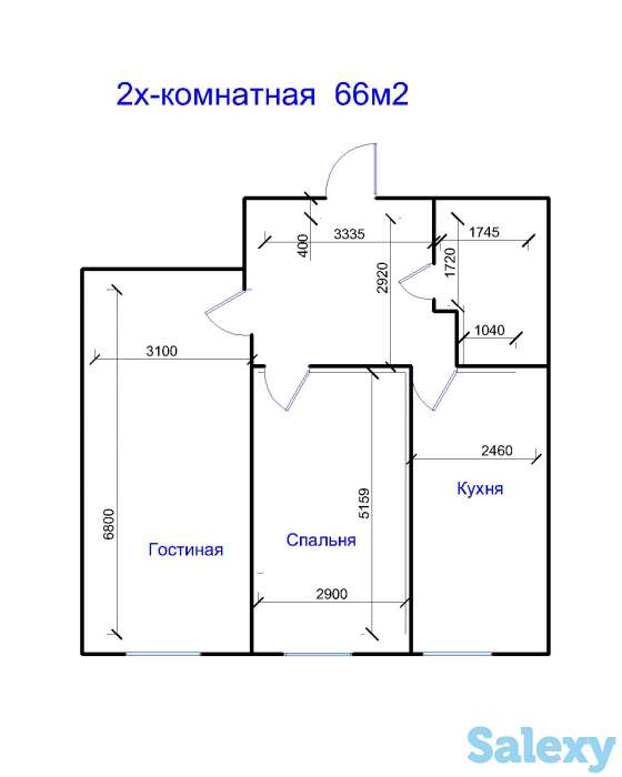 Продаются квартиры 1, 2, 3, 4 комнатные в центре города по ул. Мустакиллик, фотография 11