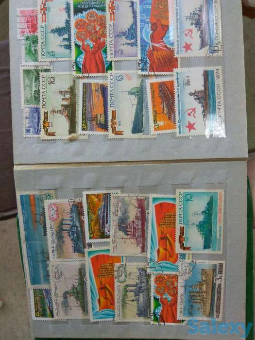 Продам сувенирные рога изобилия, рога оленя, часы с боем, пластинки, марки почтовые разные., фотография 2