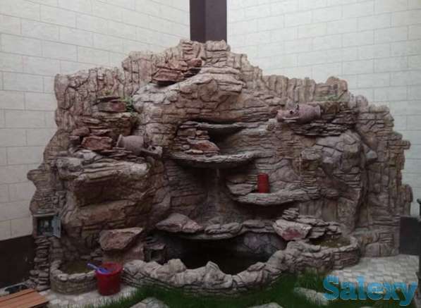 Посев газона, цветники, клумбы, рокарии, альпинарии. Делаем искусственные водопады и барельефы. Установка систем авто по, фотография 10