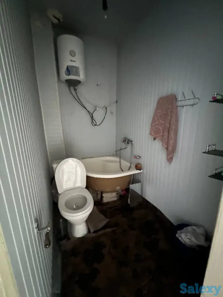 1- комнатная квартира за Ангреном, Янгиабад. Чистая, сантехника новая. Тел:, фотография 4