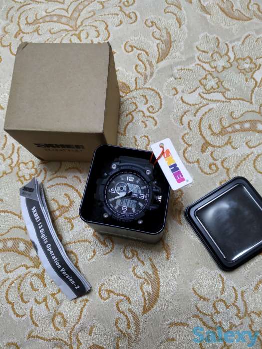 SKMEI Спортивные часы с двойным дисплеем лучший бренд, фотография 4