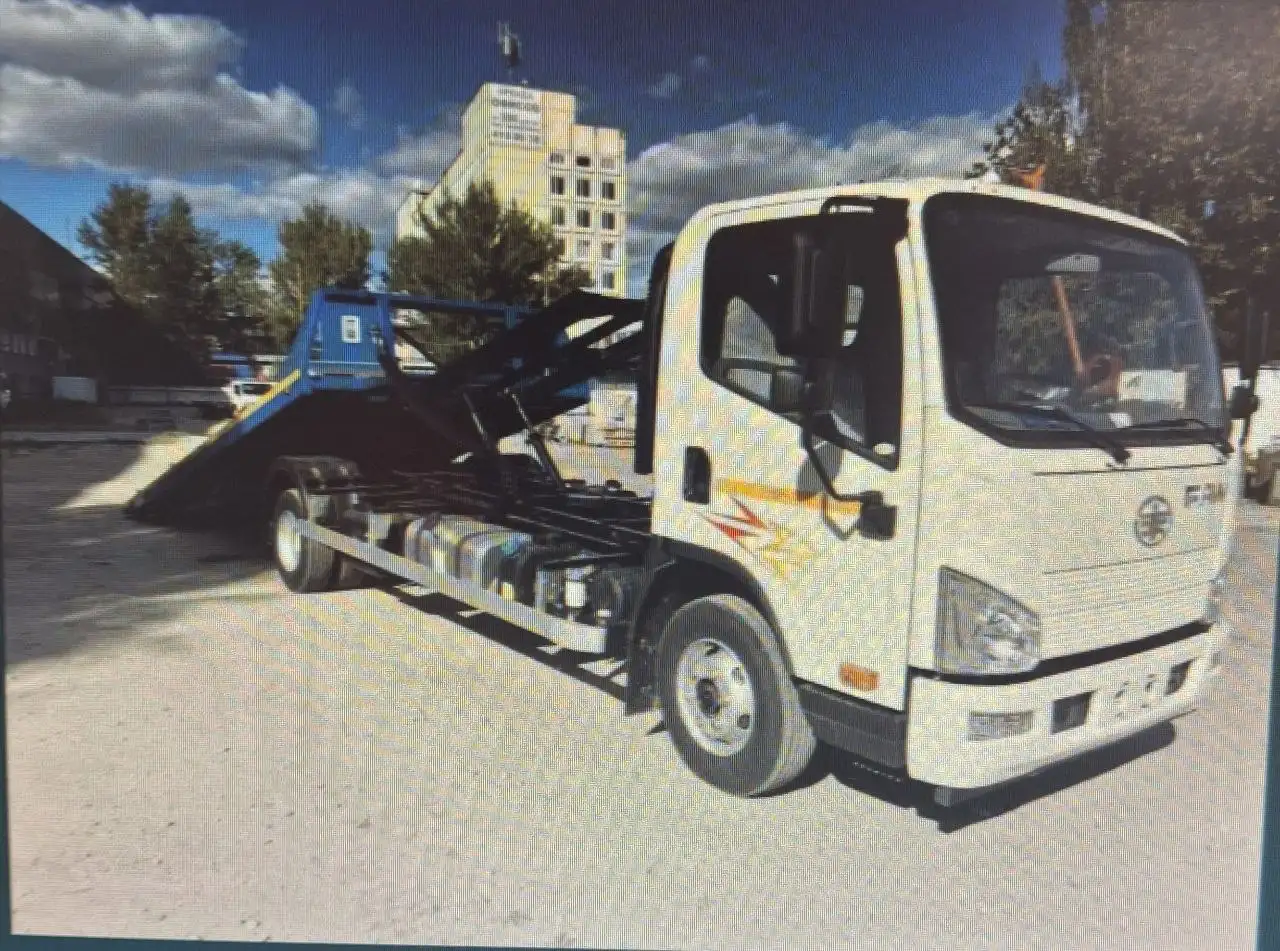 Эвакуатор с выдвижной платформой FAW Tiger V, фотография 1