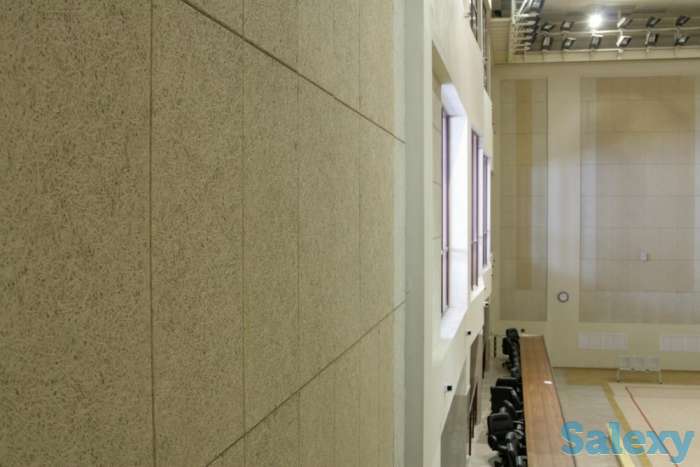 Акустическая плита на основе древесного волокна и каменной ваты для стен, фотография 2