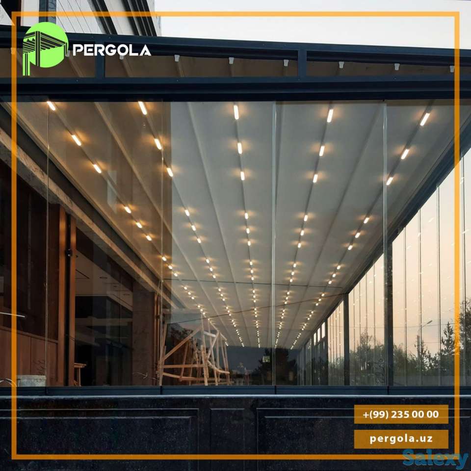 Раздвижные тентовые навесы «ПЕРГОЛА», фотография 1