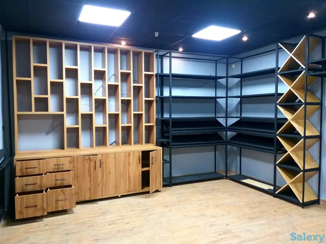 Торговые стеллажи и витрины для магазинов, аптек и торговых точек, фотография 7