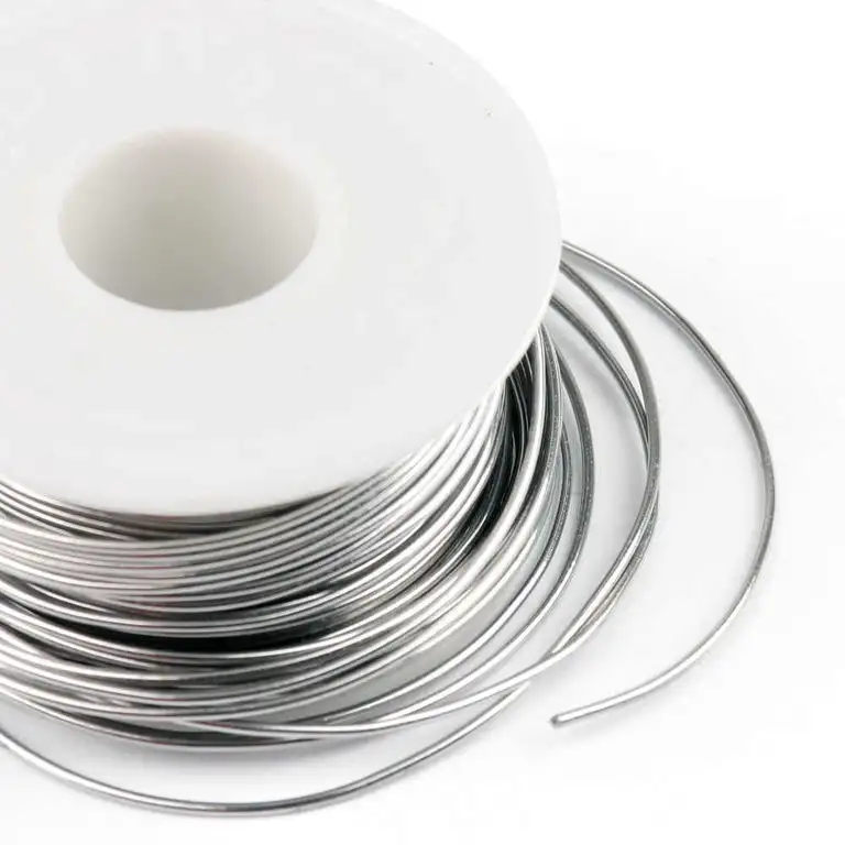 Проволока из олова, D 0,5-5 мм, Марка: О1пч; О1; О2, Стандарт: ГОСТ 860.-75; ТУ 48.-13.-17.-93, фотография 1