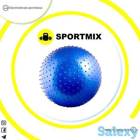 Шарики для йоги Пилатес фитнес спортзал фитбол для баланса упражнений, фотография 1