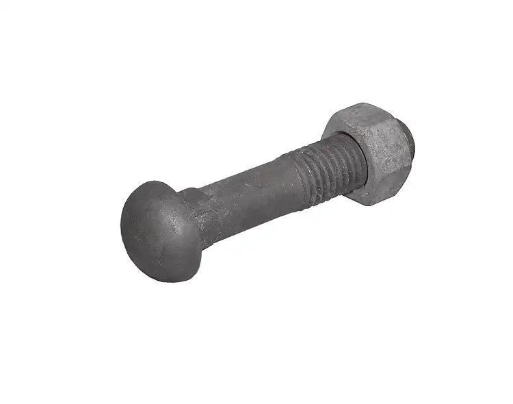 Железнодорожный крепеж Форм.: башмак; болт; болт башмачный..., Марк.: 14х14х130..., фотография 1