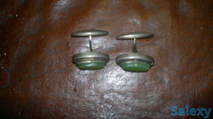 продам запонки серебряные, фотография 1