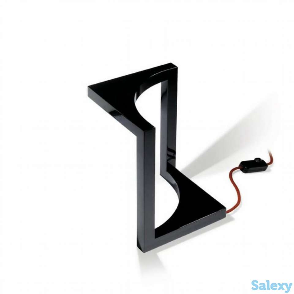 Настольная лампа черного цветаLED с4 в Ташкенте, Узбекистан светильник бра люстра торшер ideasvet svetiln, фотография 2