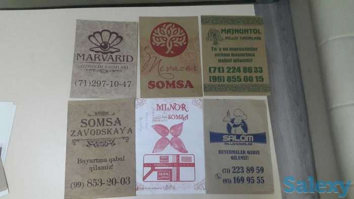 Бумажные пакеты для самсупо низким ценам + доставка по Узбекистан, фотография 6