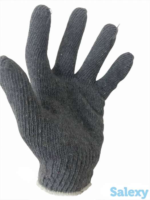 Перчатки вязанные х/б 45 гр, фотография 1