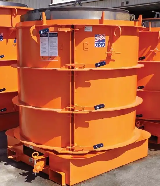 Оборудование для формирования бетонных стояков люков, Afinitas., фотография 4