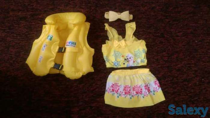 Продаю купальник в отличном состоянии,в комплекте с жилетом и повязкой, фотография 1