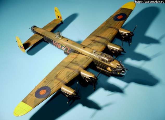 Самолет Lancaster сборная модель-копия, фотография 1
