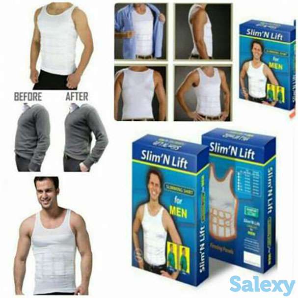 Slimming Shirt For Men. Мужская майка для похудения, корректирующая та, фотография 1