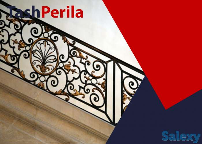 Перила из чёрного металла в ташкенте на заказ, фотография 14