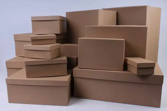 Крафт и белые коробки с крышкой, фотография 8
