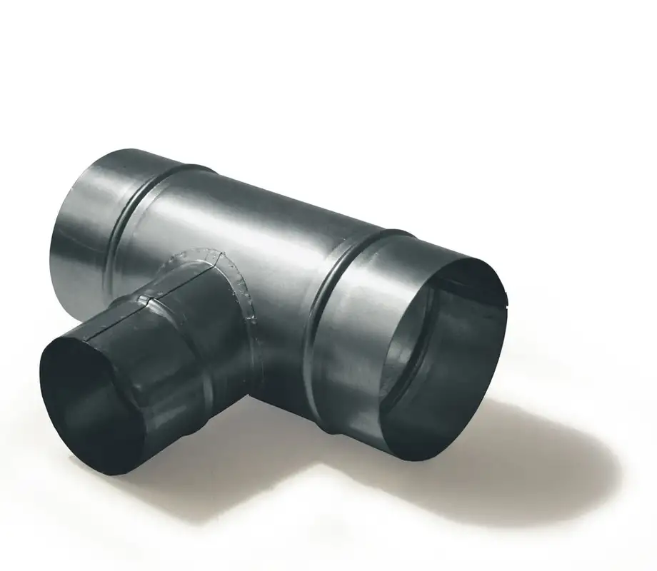 Тройник воздуховода Разм.1: 60-1600 мм, Стенка: 0,5-10 мм, Разм.2:мм, фотография 1