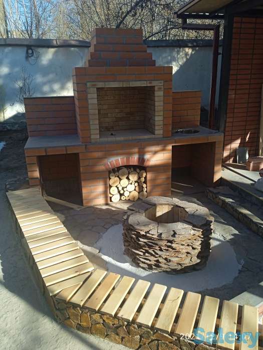 Камины, Летние кухни, Барбекю, Казаны, Сауны,, фотография 9