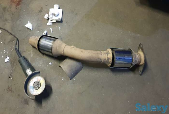 Пламегаситель коллекторный (на место удаленного катализатора), фотография 2