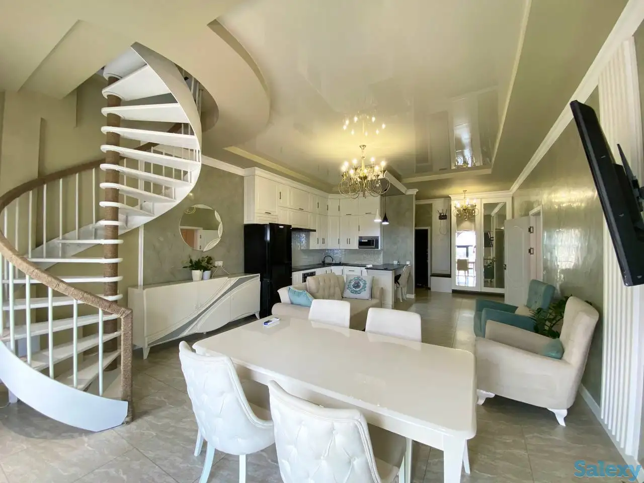 Паркентский,ЖК Ренессанс,3-комнатная-дуплекс,8/9,98 м²,евроремонт, фотография 4