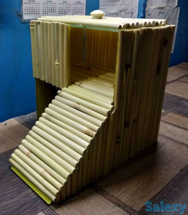 Двухэтажный домик оформленный камышом., фотография 5