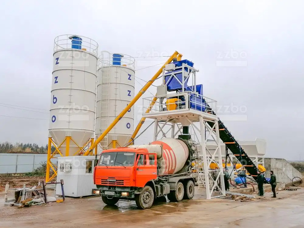 Стационарный бетонный завод  Лента-106 производительностью 106 м3час, фотография 5