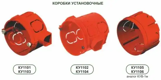 КУ1102-Коробка установочная(подрозетник) HEGEL  68 x 60 мм от ЧП Elektro Potential, фотография 11