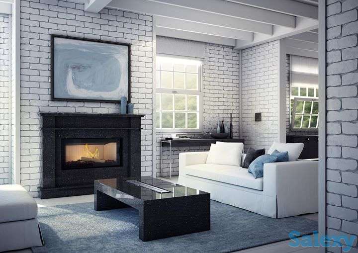 Стальной камин kaseta arke 95 на 140 км² в Ташкенте, Узбекистане камин, топка, pech, kamin, ideasvet, фотография 5