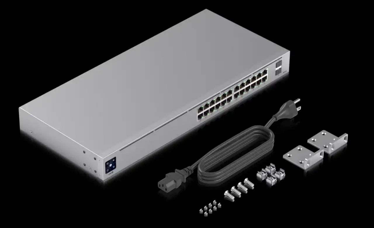 Управляемый коммутатор Ubiquiti UniFi Switch 24 POE USW-24-POE-EU, фотография 1