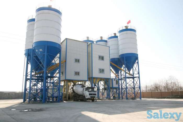 Стационарный бетонный завод НZS120, фотография 1