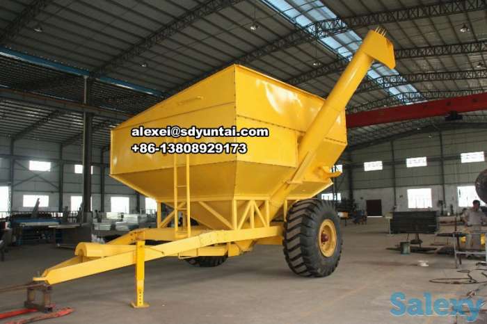 машина транспорта и саморазгрузки для заготовленного зерна или кукурузы зерновая тележка/  Перевозка зерна, фотография 4